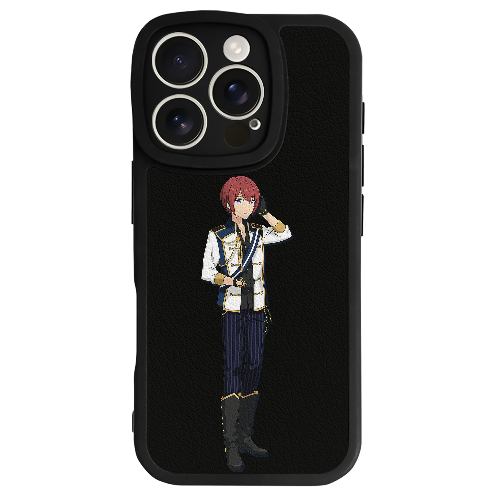 （画像用） あんさんぶるスターズ! Ensemble Stars 【iPhone 16シリーズ対応】シリコンスマホケース（レザー調） 材質：シリコン